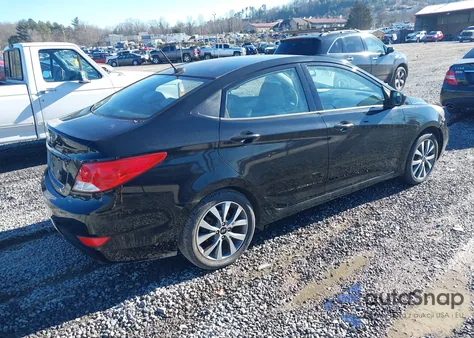 2017 Hyundai Accent Value Edition из США, поврежденный, VIN KMHCT4AEXHU319203